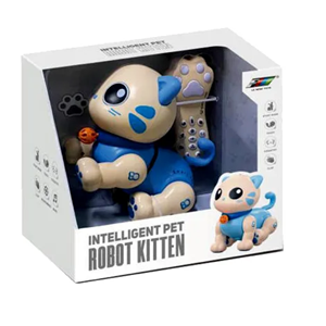 ربات اسباب بازی گربه موزیکال کنترلی صورتی Robot Cat Toy for Kids, Remote Control Kitty Toys_اسباب بازی